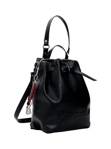 Desigual Rucksack 'Half Logo Luena' in schwarz