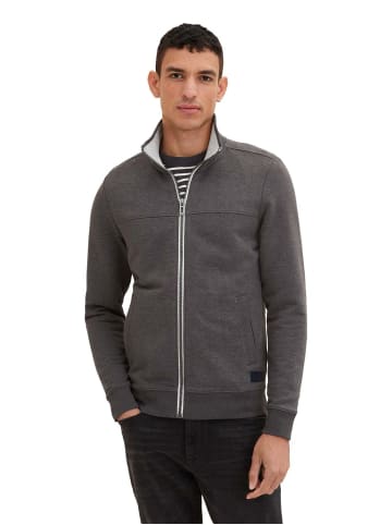 Tom Tailor Sweatjacke CUTLINE in Grau