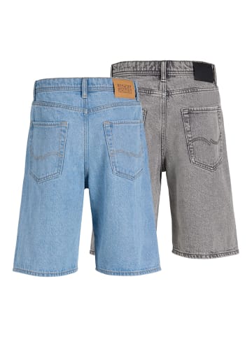 JACK & JONES Junior 2er-Pack Jeans-Shorts in Light Blue Denim