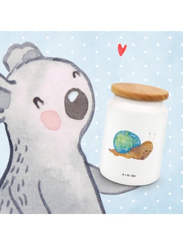 Mr. & Mrs. Panda Vorratsdose Schnecke Sir ohne Spruch in Weiß