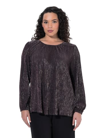 Langarmshirt in dunkle traube