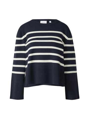 comma Pullover in marine ecru - 0003