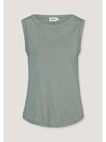 Hessnatur Hessnatur Light Slub Jersey Top Regular aus reiner Bio-Baumwolle in mattgrün