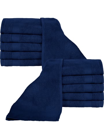 Erwin Müller Frottier Gästetuch 12er-Pack Sindelfingen in dunkelblau