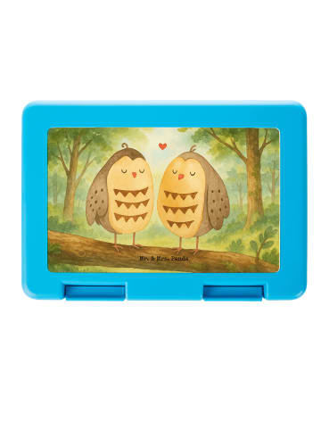Mr. & Mrs. Panda Bento Box Eulen Liebe Design ohne Spruch in Weiß