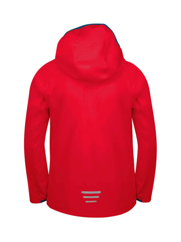 Trollkids Softshell Jacke "Kvalvika" in Rot/Delphinblau