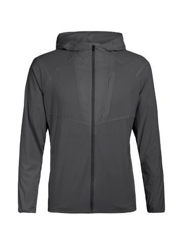 icebreaker Jacke Tropos Hooded Windbreaker in Dunkelgrau