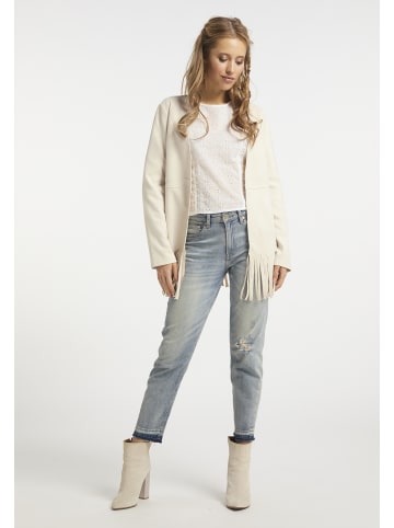 VIRITA Women Fransenjacke in Sand