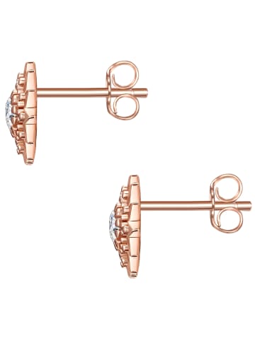 Glanzstücke München Ohrstecker Sterling Silber roségold Zirkonia weiß in roségold