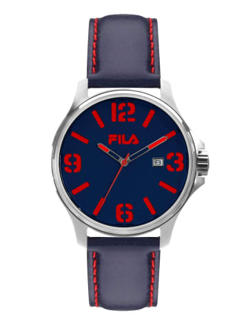 Fila Quarzuhr Filastyle silberfarben in blau