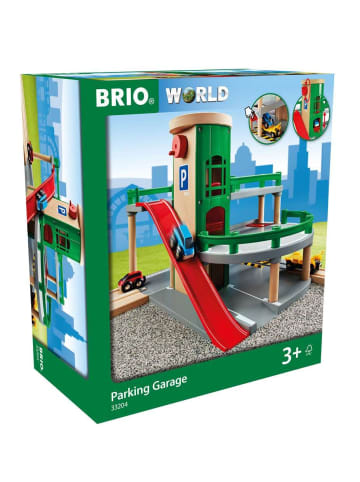 Brio Brio Aktionsspiel Parkhaus, Straßen & Schienen in bunt