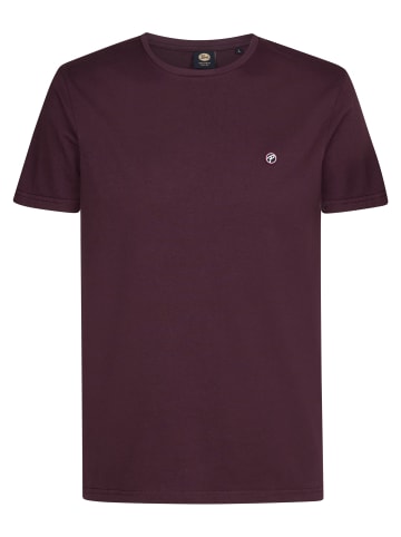 Petrol Industries T-Shirt mit Logo Windward in Rot