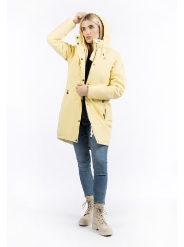 Schmuddelwedda Damen Winterparka in Hellgelb