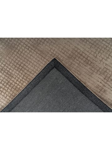 Kayoom Kurzflor Teppich Bridget 125 in taupe - rechteckig