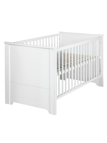 roba Kindermöbelset Maxi 2-tlg. Weiß mit Bett & breiter Wickelkommode