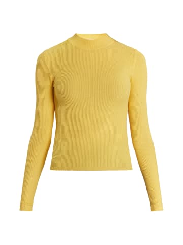 myMo Damen Strick Pullover in Hellgelb