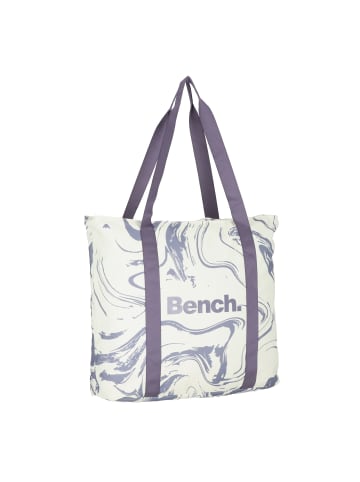 Bench City Girls Shopper Tasche 42 cm in weiß-violett