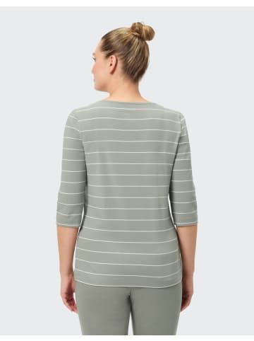 Joy Sportswear 3/4-Arm-Shirt LEA in dried sage stripes