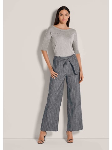 MADELEINE Weite Hose zum Schlüpfen in rauchblau