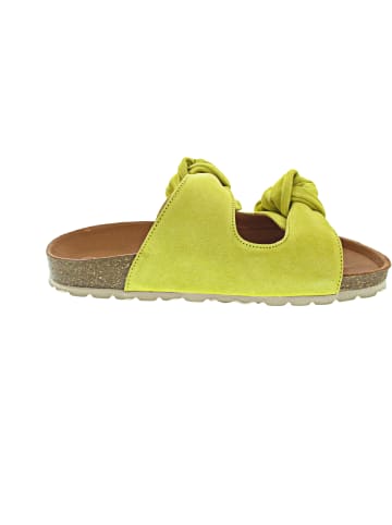 Verbenas Rain Velour Pantolette Gelb