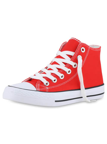VAN HILL Sneaker High Allison in Rot