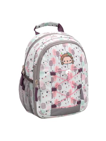 Belmil Kindergartenrucksack "Mini Kiddy Woodland Hedgehog" in mint H 23 cm L 20 cm T 9 + 6 cm