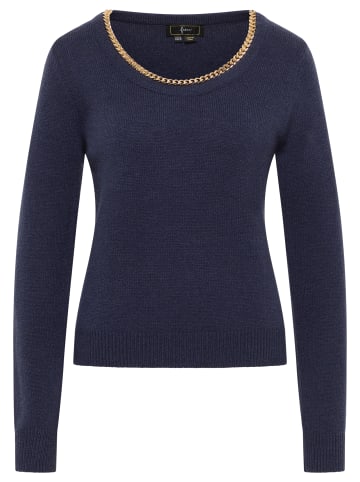 faina Damen Strickpullover in Marine