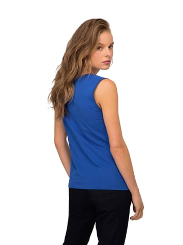 LAURASØN Strick-Top in dunkles himmelblau