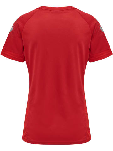 Hummel Hummel T-Shirt Hmllead Multisport Damen Leichte Design Schnelltrocknend in TRUE RED