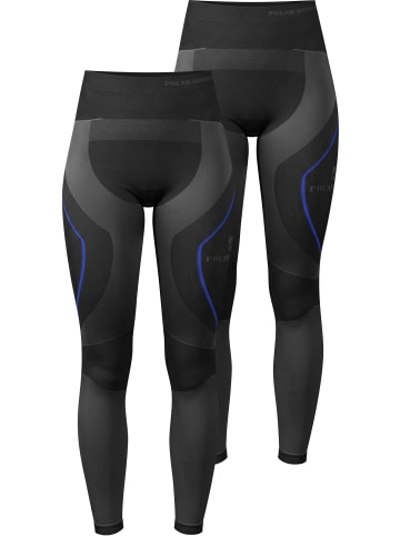 normani 2 x Thermounterhose Lange Skiunterwäsche für Damen in Dunkelblau