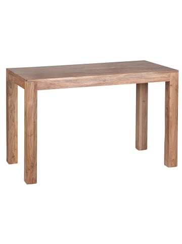 KADIMA DESIGN Esstisch Massivholz Akazie, Handgefertigt, Holztisch, Wohnküche in Beige