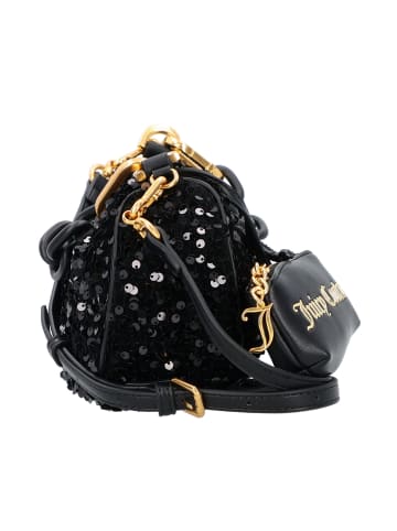 Juicy Couture Blossom Paillettes Schultertasche 24 cm in black