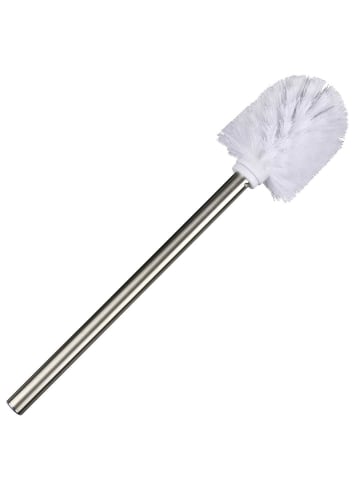 Wenko Bürste für WC-Ersatz SHINY, Edelstahl in Silbern, (B) 8 x (L) 35 cm