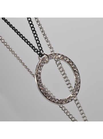 Steuer Modeschmuck Metall in silber