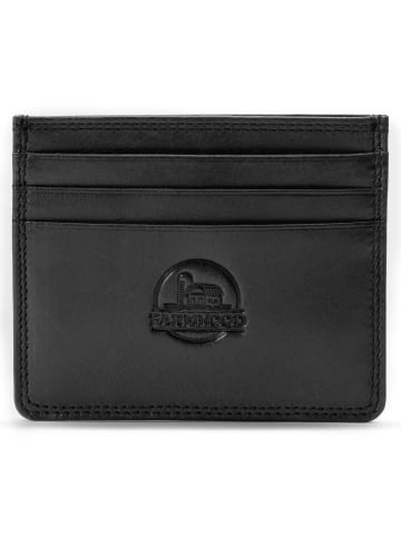 Farmhood Memphis Kreditkartenetui RFID Schutz Leder 10 cm in black 2