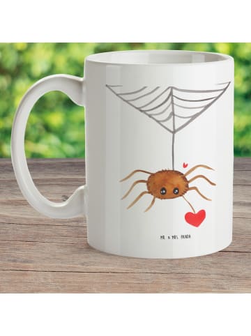 Mr. & Mrs. Panda Kaffeetasse Spinne Agathe Liebe ohne Spruch in Weiß