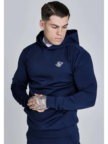 SikSilk Kapuzenpullover Essentials Poly in Navy