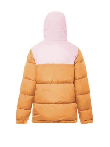 myMo Wattierte Steppjacke in Aprikose Süßes Pink