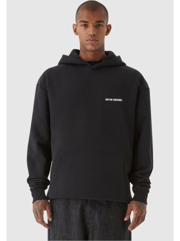 9N1M SENSE Kapuzenpullover in black