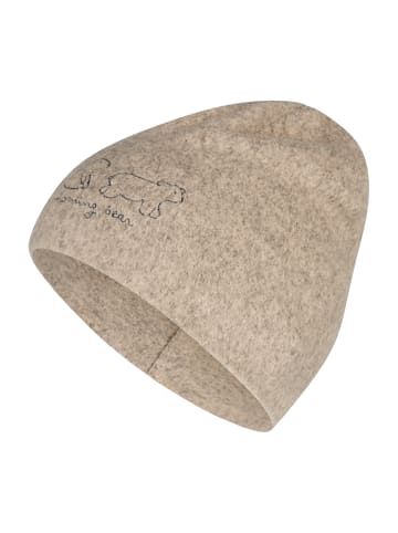 Sterntaler Beanie Eisbären in braun mel.