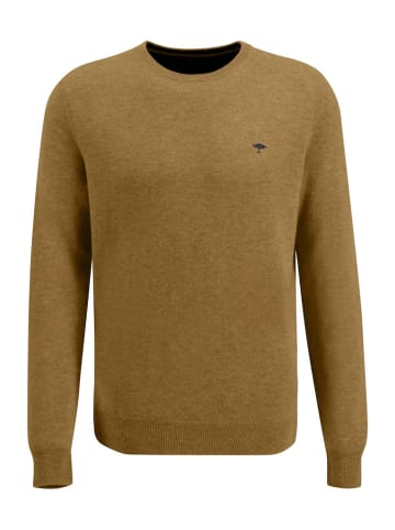 FYNCH-HATTON O-Neck, Merino Cashmere in Braun