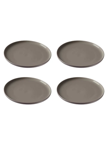 Ritzenhoff & Breker 4er Set Speiseteller Jasper ø 26.0 cm in Taupe