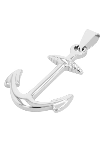 Adeliás Unisex Anhänger aus Edelstahl in silber