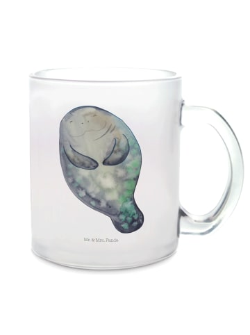 Mr. & Mrs. Panda Tasse Seekuh Happy ohne Spruch in Transparent