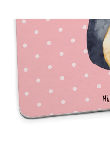 Mr. & Mrs. Panda Tassenuntersetzer Wenn Papa es nicht reparieren... in Rot Pastell