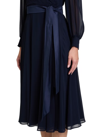 Vera Mont Cocktailkleid mit Gürtel in Night Sky