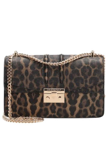 Seidenfelt Roros East-West - Umhängetasche 23 cm (black) in leo brown