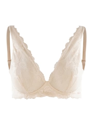 Royal Lounge Bralette Royal Dream mit Spitze in Champagner