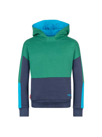 Trollkids Hoodie Rondane in jungle green