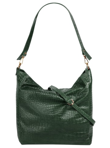 Samantha Look Shopper echt Leder in grün